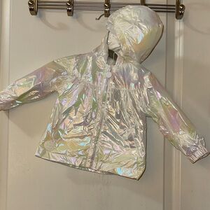 BOBOLI GORGEOUS Baby iridescent Rain coat Jacket- NWT- 6m